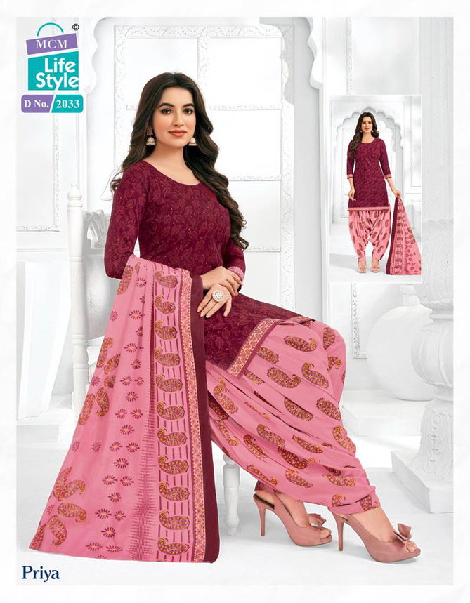 Priya Special Vol 20 Cotton Dress Material Catalog